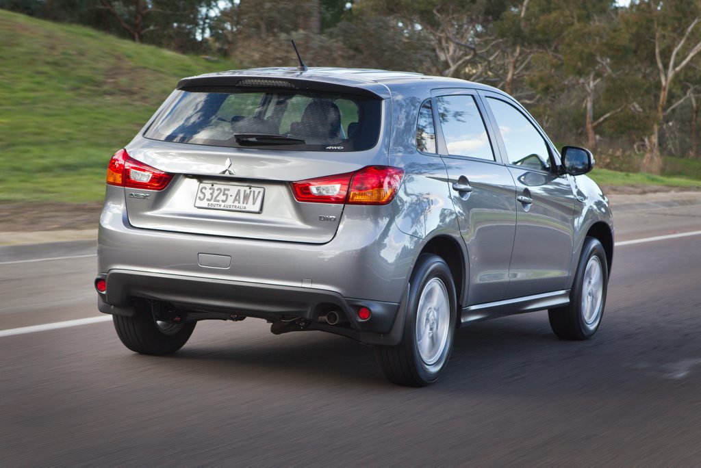 The Mitsubishi ASX. The Mitsubishi ASX.